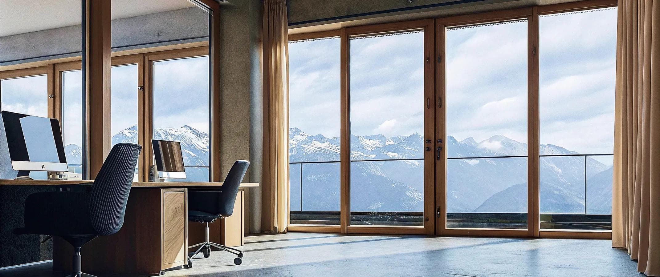 SCRYPT office with alpine views