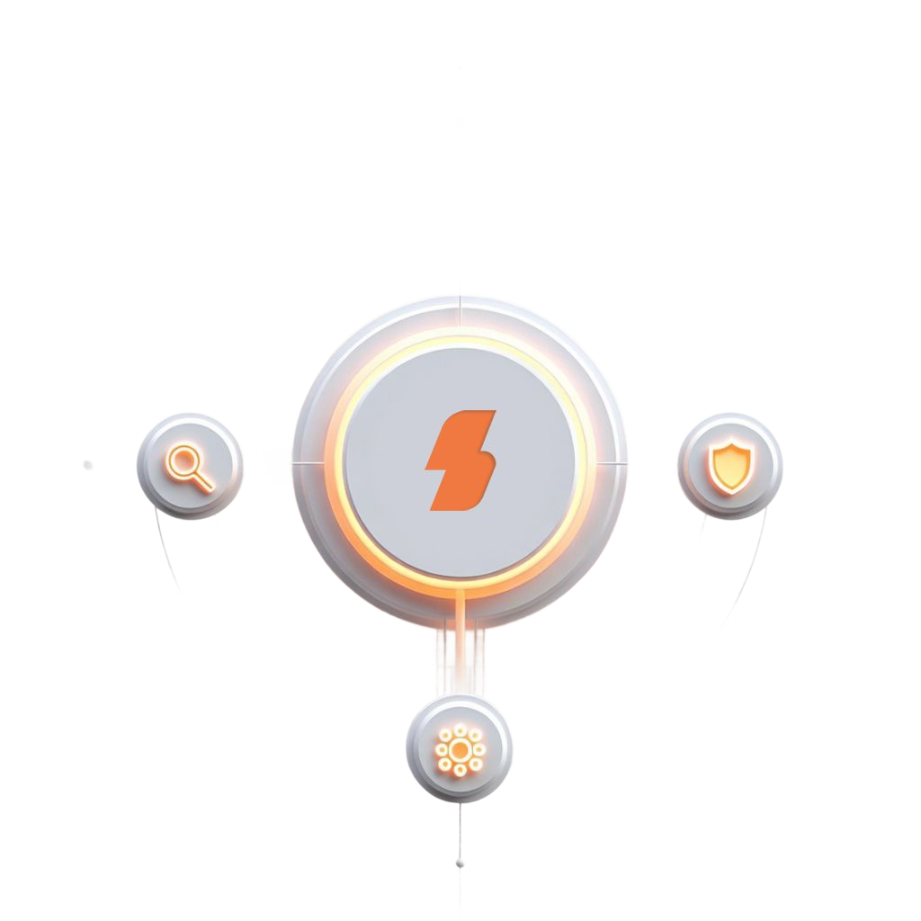 SCRYPT regulated mark with shield and search icons